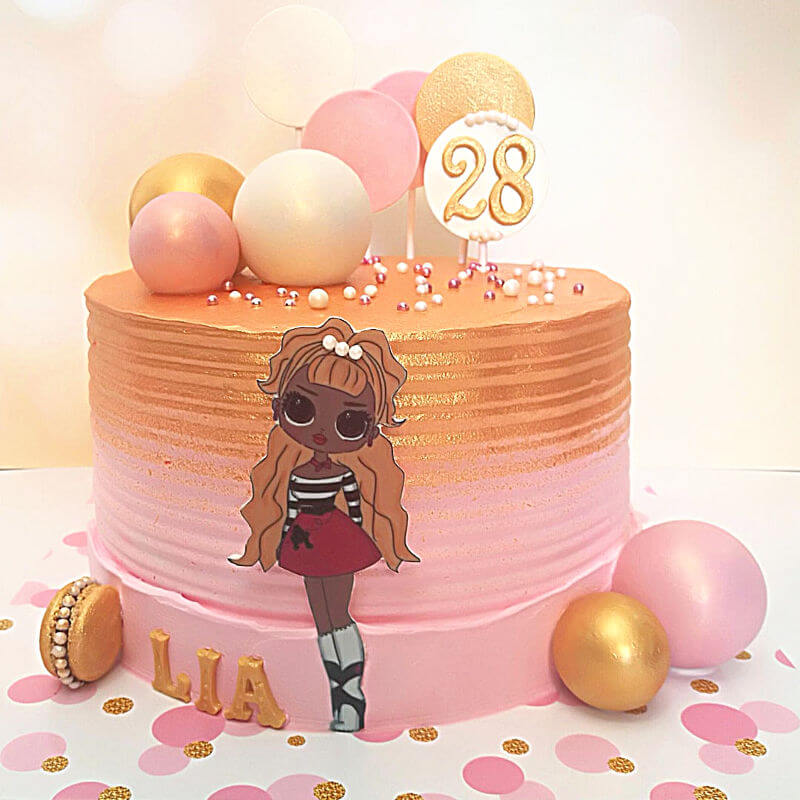 עוגת יום הולדת לול LOL