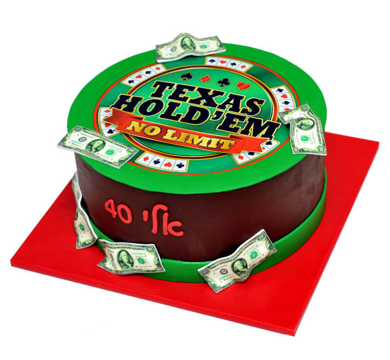 עוגת יום הולדת למבוגרים פוקר