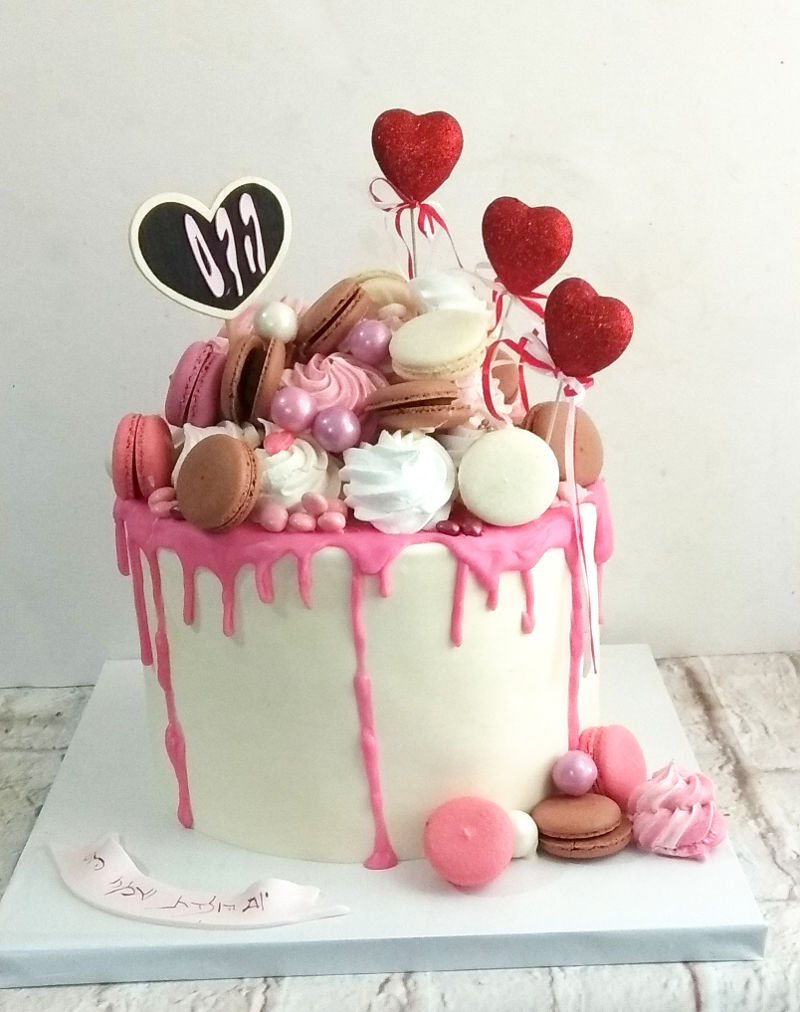עוגת יום הולדת ממתקים