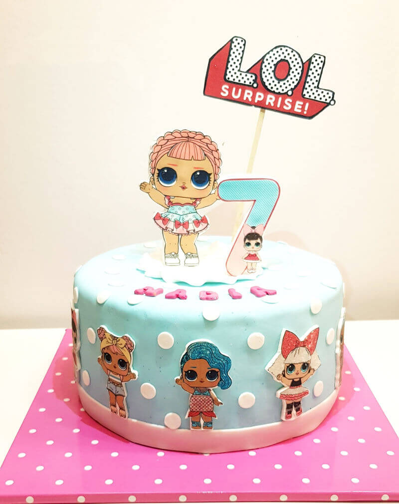 עוגת יום הולדת מעוצבת לול LOL