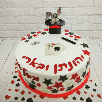 עוגת יום הולדת מעוצבת קסמים