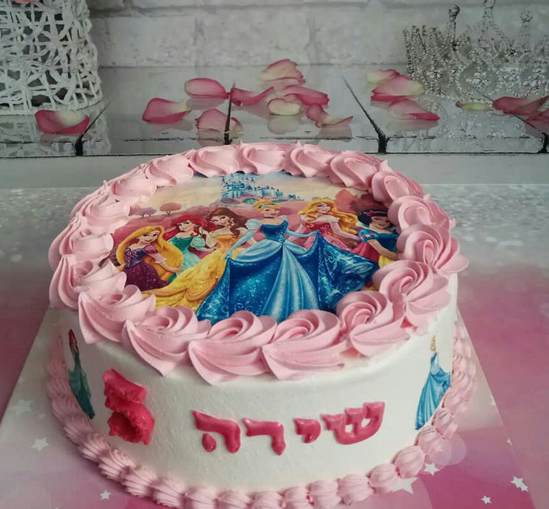 עוגת יום הולדת נסיכות