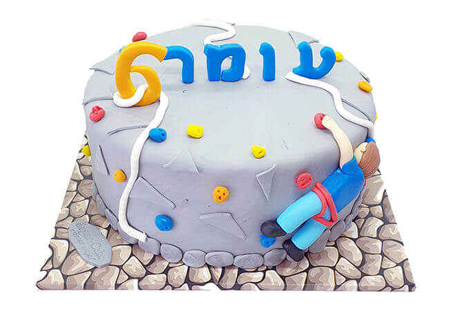 עוגת יום הולדת קיר טיפוס