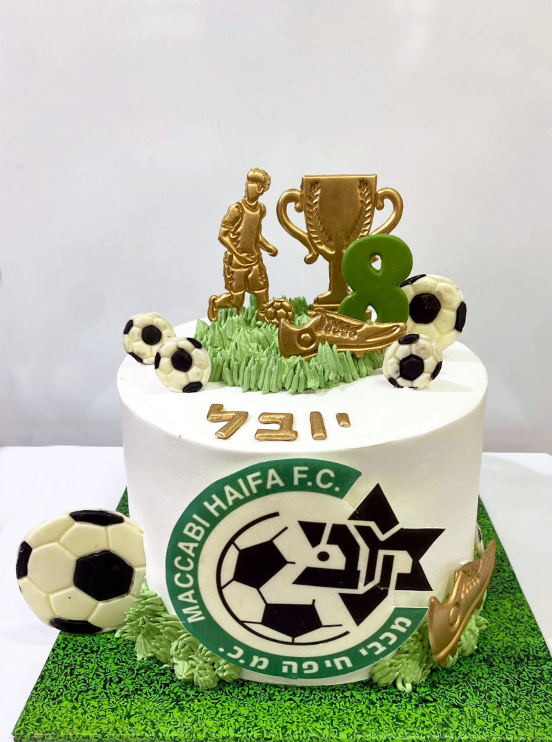 עוגת כדורגל מכבי חיפה