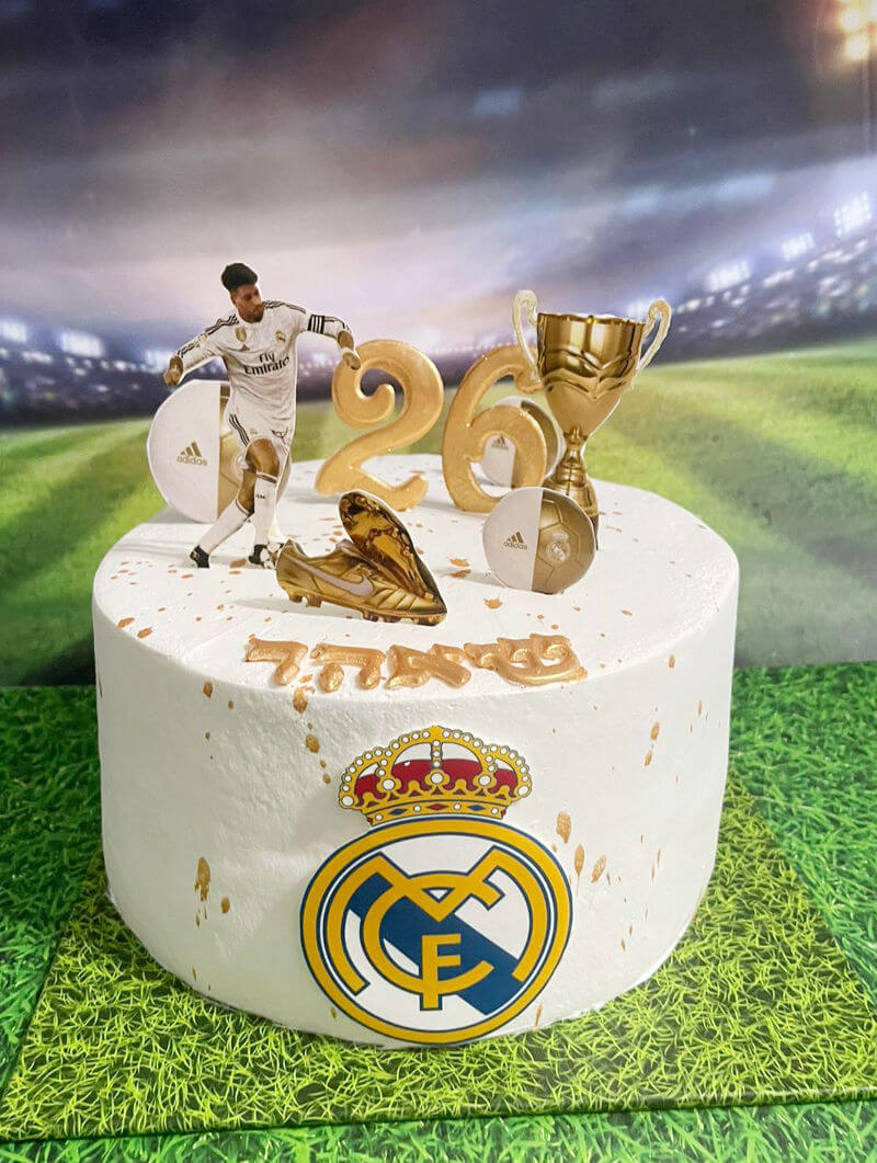 עוגת כדורגל ריאל מדריד