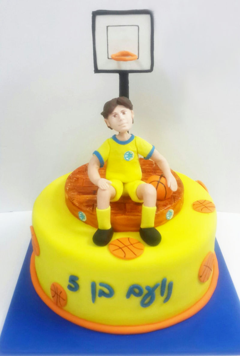 עוגת מגרש כדורסל