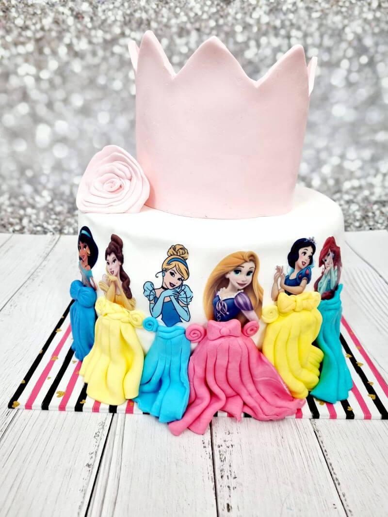 עוגת נסיכות דיסני ליום הולדת