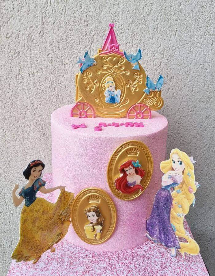 עוגת נסיכות ליום הולדת