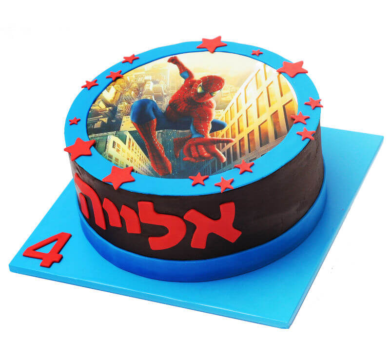 עוגת יום הולדת ספיידרמן