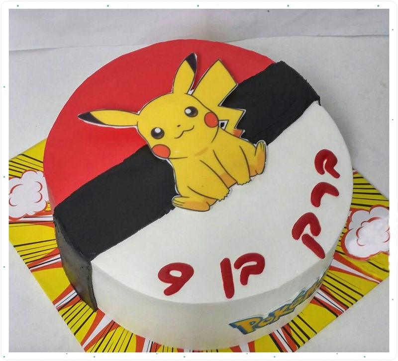 עוגת יום הולדת פוקימון פיקצו