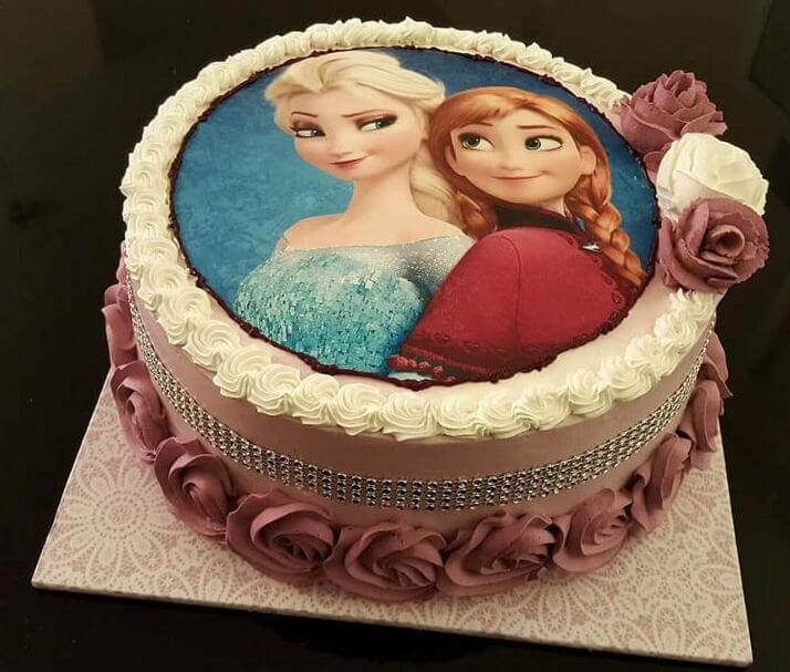 עוגת אלזה ואנה