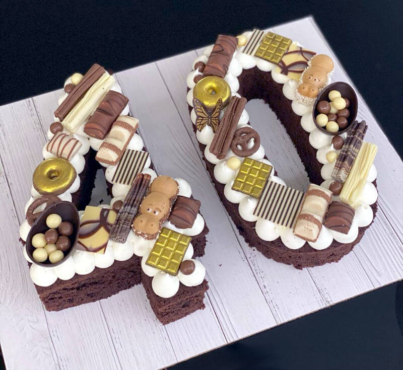 עוגת שוקולד יום הולדת 40