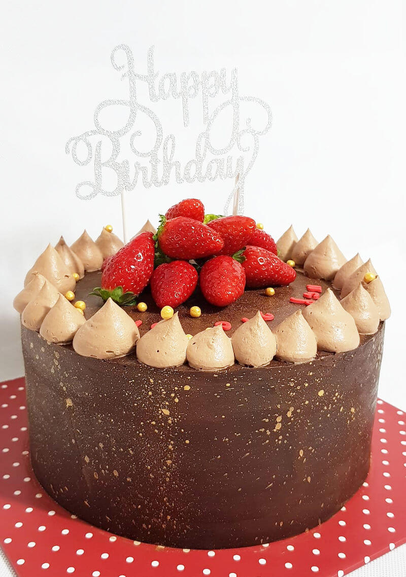 עוגת שוקולד ליום הולדת