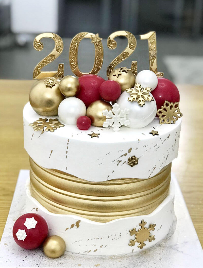 עוגת שנה חדשה 2021